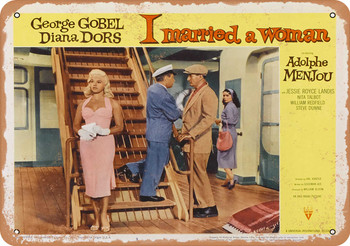 I Married a Woman (1958) 3 - Metal Sign