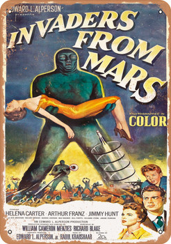 Invaders from Mars (1953) 3 - Metal Sign