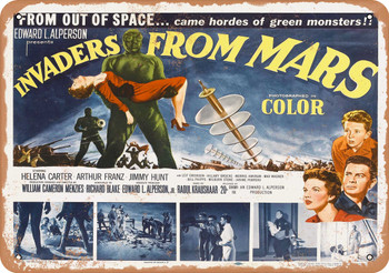 Invaders from Mars (1953) 5 - Metal Sign