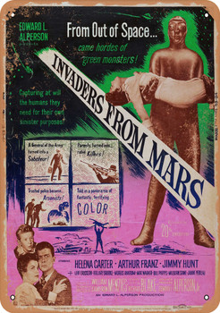 Invaders From Mars (1953) 8 - Metal Sign