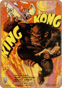 King Kong (1933) 7 - Metal Sign