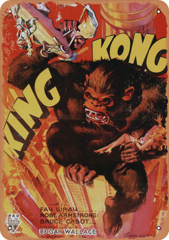King Kong (1933) - Metal Sign