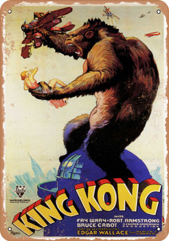 King Kong (1934) - Metal Sign