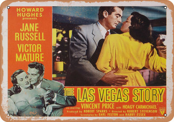 Las Vegas Story (1952) 5 - Metal Sign