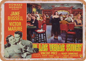 Las Vegas Story (1952) 6 - Metal Sign