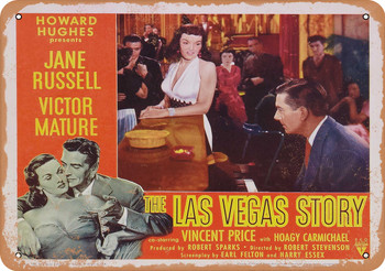Las Vegas Story (1952) 7 - Metal Sign