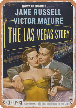 Las Vegas Story (1952) - Metal Sign