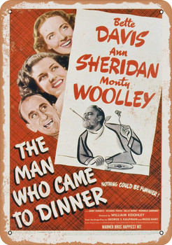 Man Who Came to Dinner (1942) - Metal Sign