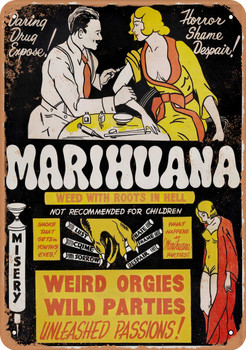 Marihuana (1936) - Metal Sign