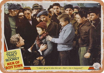 Men of Boys Town (1941) 1 - Metal Sign