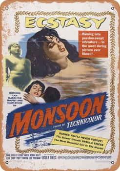 Monsoon (1952) - Metal Sign