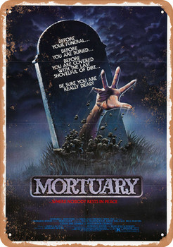 Mortuary (1983) - Metal Sign