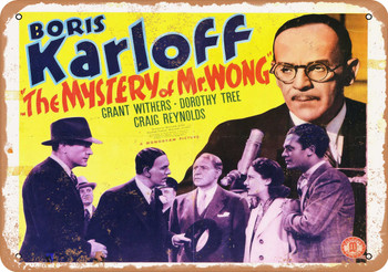 Mystery of Mr. Wong (1939) 1 - Metal Sign