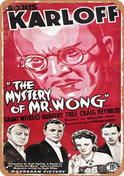 Mystery of Mr. Wong (1939) 2 - Metal Sign