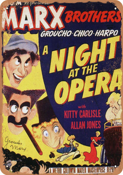 Night at the Opera (1935) - Metal Sign