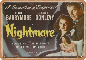 Nightmare (1942) 1 - Metal Sign