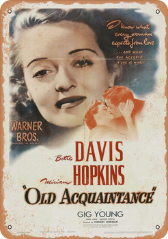 Old Acquaintance (1943) - Metal Sign