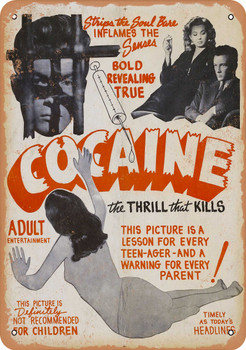 Pace That Kills aka Cocaine Fiends (1935) 2 - Metal Sign