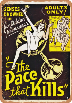Pace That Kills aka Cocaine Fiends (1935) - Metal Sign