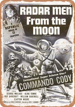 Radar Men from the Moon (1952) 1 - Metal Sign