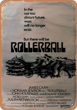 Rollerball (1975) - Metal Sign