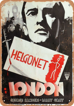 Saint in London (1939) - Metal Sign