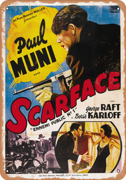 Scarface (1932) 1 - Metal Sign