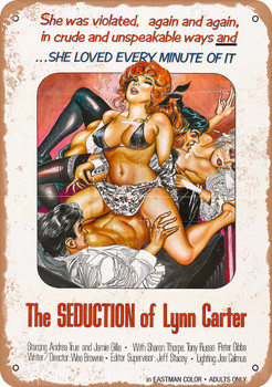 Seduction of Lyn Carter (1974) - Metal Sign