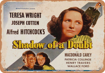Shadow of a Doubt (1943) - Metal Sign