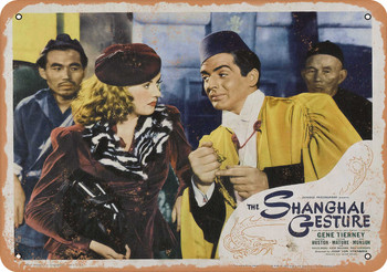 Shanghai Gesture (1942) 1 - Metal Sign