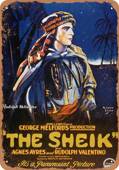 Sheik (1921) - Metal Sign
