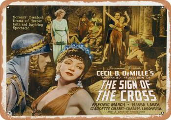 Sign of the Cross (1932) 1 - Metal Sign
