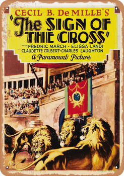 Sign of the Cross (1932) - Metal Sign