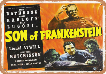 Son of Frankenstein (1939) 1 - Metal Sign