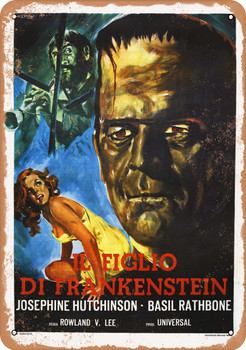 Son of Frankenstein (1939) 8 - Metal Sign