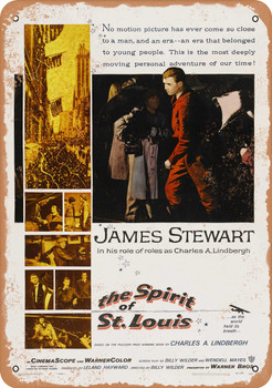 Spirit of St. Louis (1957) - Metal Sign
