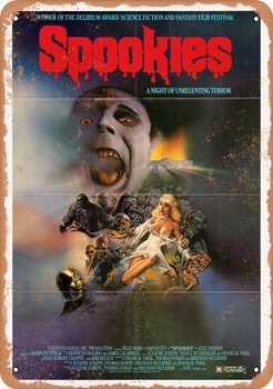 Spookies (1986), USA-Netherlands - Metal Sign