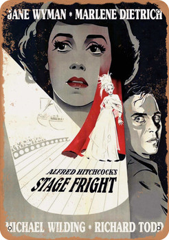 Stage Fright (1950) 5 - Metal Sign