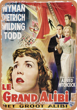 Stage Fright (1950) 7 - Metal Sign