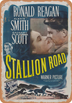 Stallion Road (1947) - Metal Sign