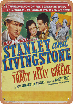 Stanley and Livingstone (1939) 3 - Metal Sign