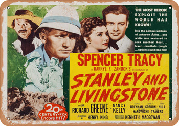 Stanley and Livingstone (1939) - Metal Sign
