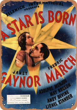 Star is Born (1937) - Metal Sign