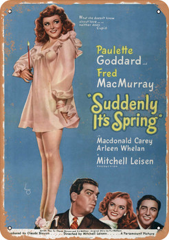 Suddenly It's Spring (1947) - Metal Sign