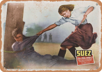 Suez (1938) 3 - Metal Sign