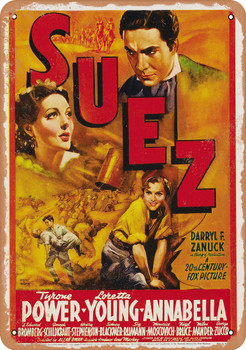 Suez (1938) 4 - Metal Sign