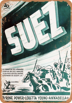 Suez (1938) 5 - Metal Sign