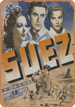 Suez (1938) - Metal Sign