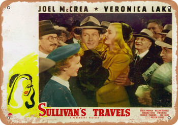 Sullivan's Travels (1942) 6 - Metal Sign
