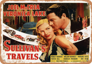 Sullivan's Travels (1942) - Metal Sign